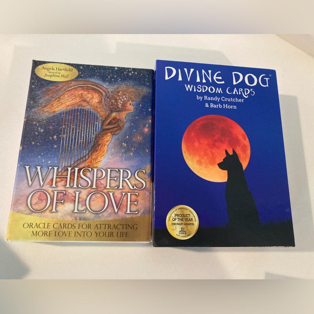 Whispers of Love and Divine Dog Wisdom Cards Set